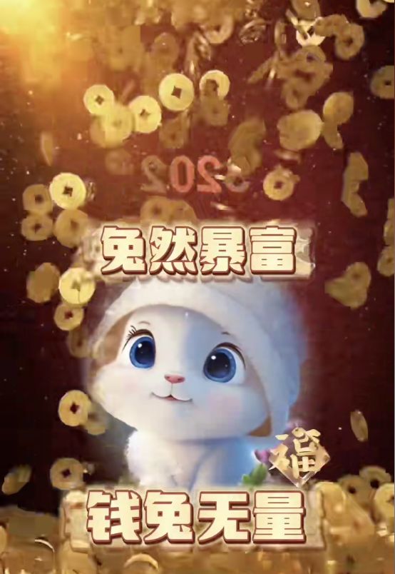 A Netizens’ Chinese Lunar New Year Greeting, Wish you a boundless and wealthy future in the Year of the Rabbit (Douyin)