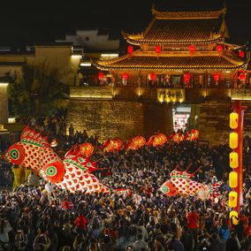 Shexia, Anhui, Chinese New Year escape_VCG111619190247
