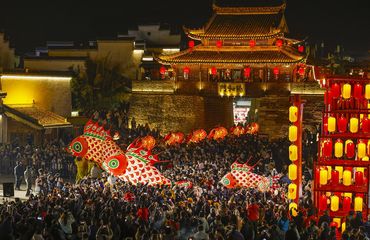 Shexia, Anhui, Chinese New Year escape_VCG111619190247