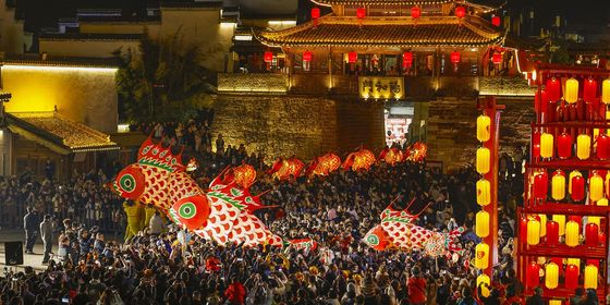 Shexia, Anhui, Chinese New Year escape_VCG111619190247
