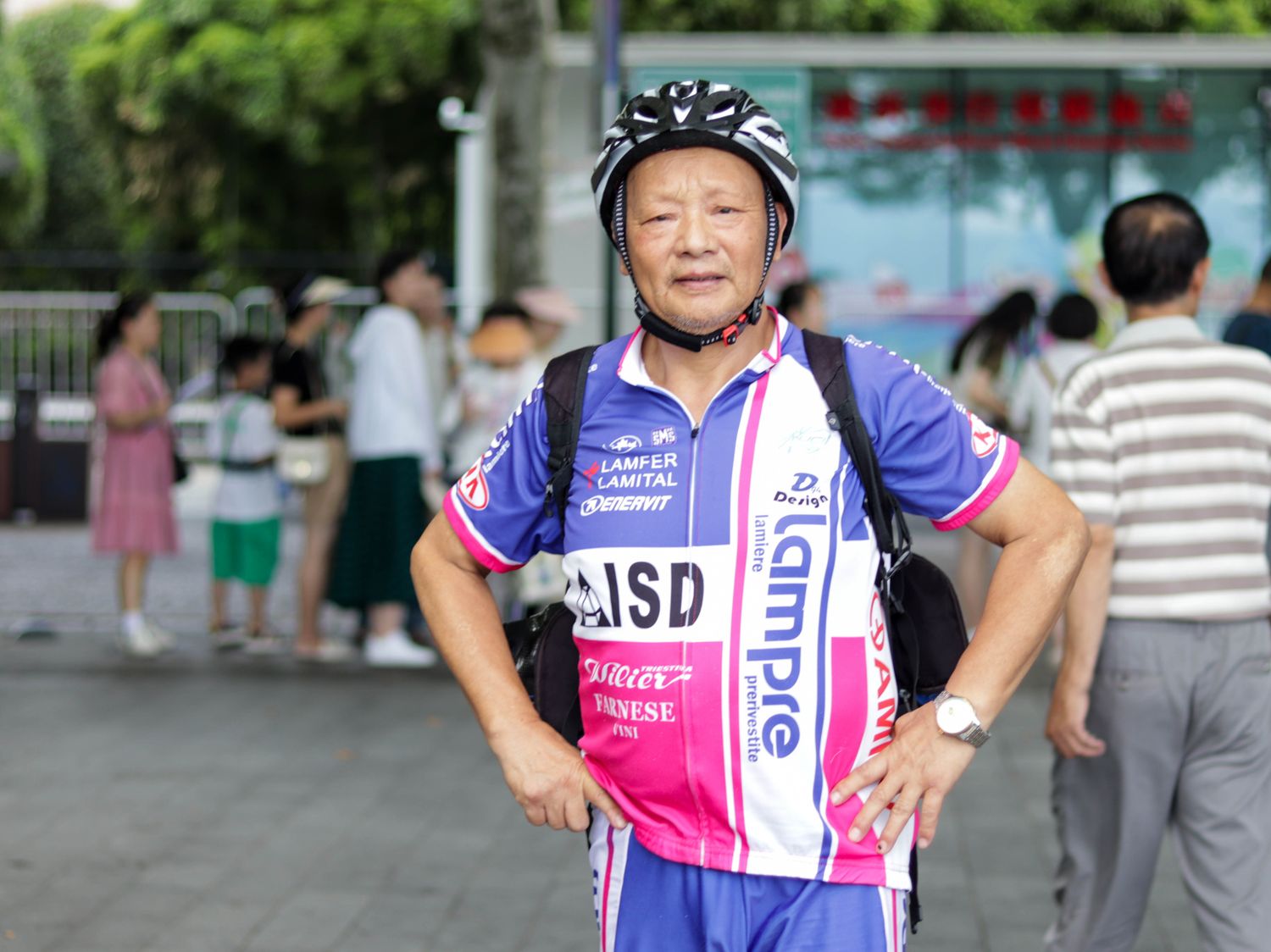 Chinese elderly, rollerskating, seniors