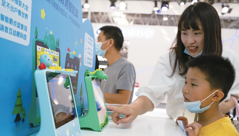 Speakers integrated with touch screens and cameras are popular among families with young kids, who use them for monitoring and education