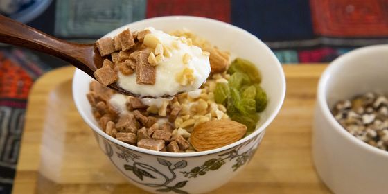 Tibetan Lhasa style yogurt