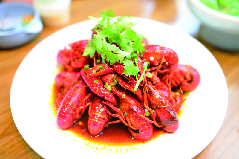 spicy crayfish, one of China's most popular dishes