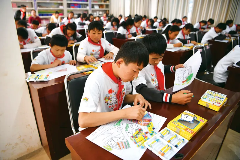 Art is part of China’s public school curriculum, but classes are frequently canceled to focus on more academic subjects
