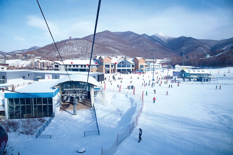 Beidahu Ski Resort in Jilin city