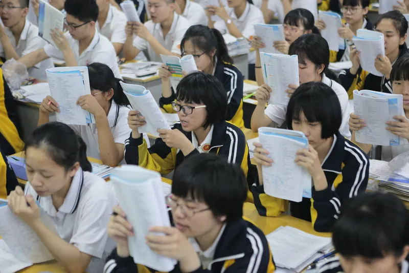 Hengshui’s curriculum is designed to maximize the time that students spend on studies each day, China’s exam-prep factory