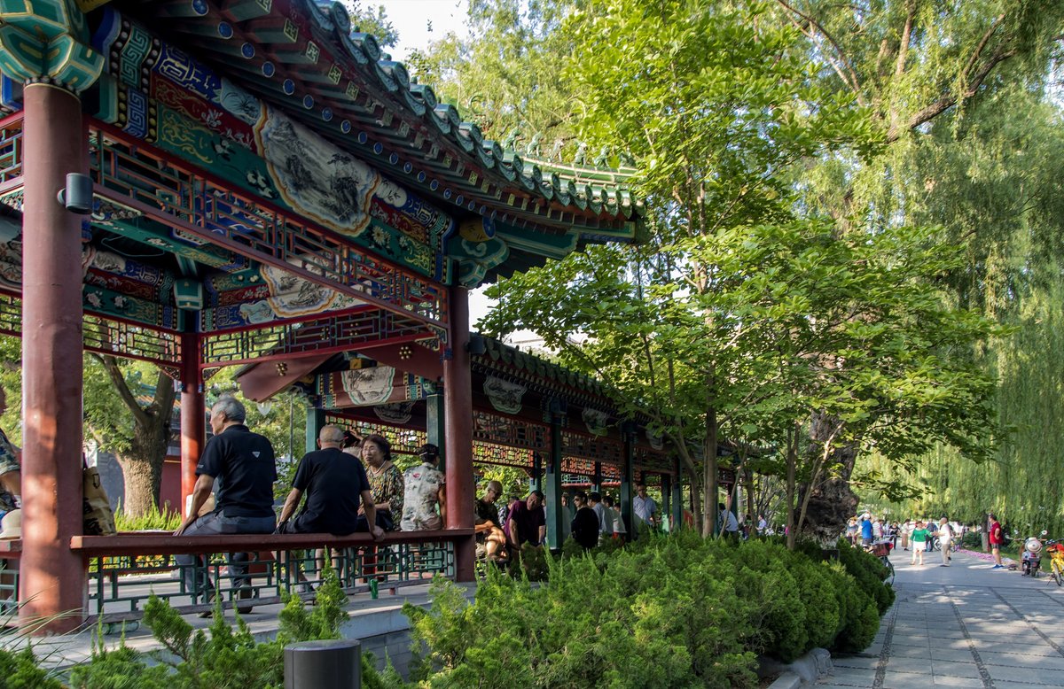 A corner of Beijing’s Changpuhe Park