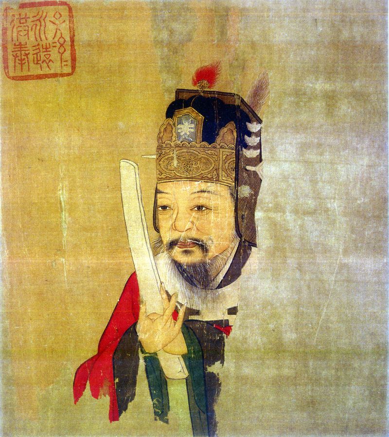 An ancient painting of Fan Zhonggyan, another important name in the history of philanthropy in China
