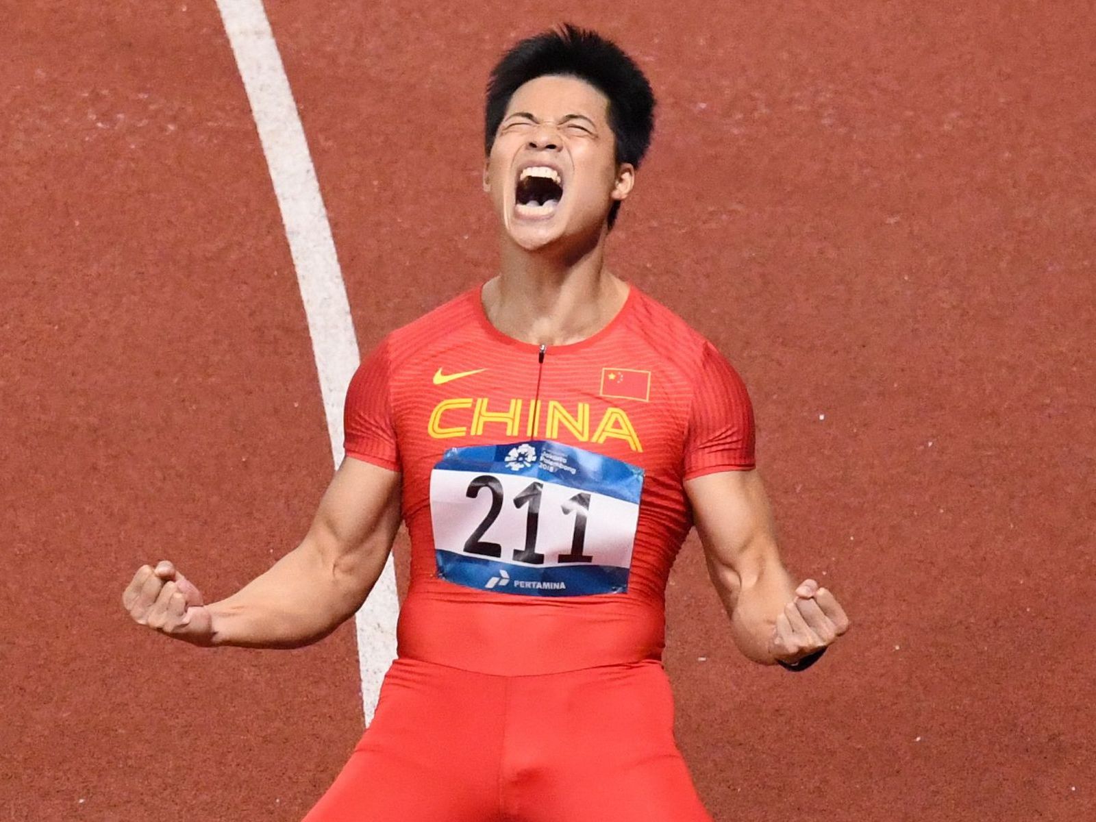 Chinese Olympic track star Su Bingtian