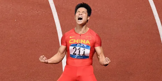 Chinese Olympic track star Su Bingtian
