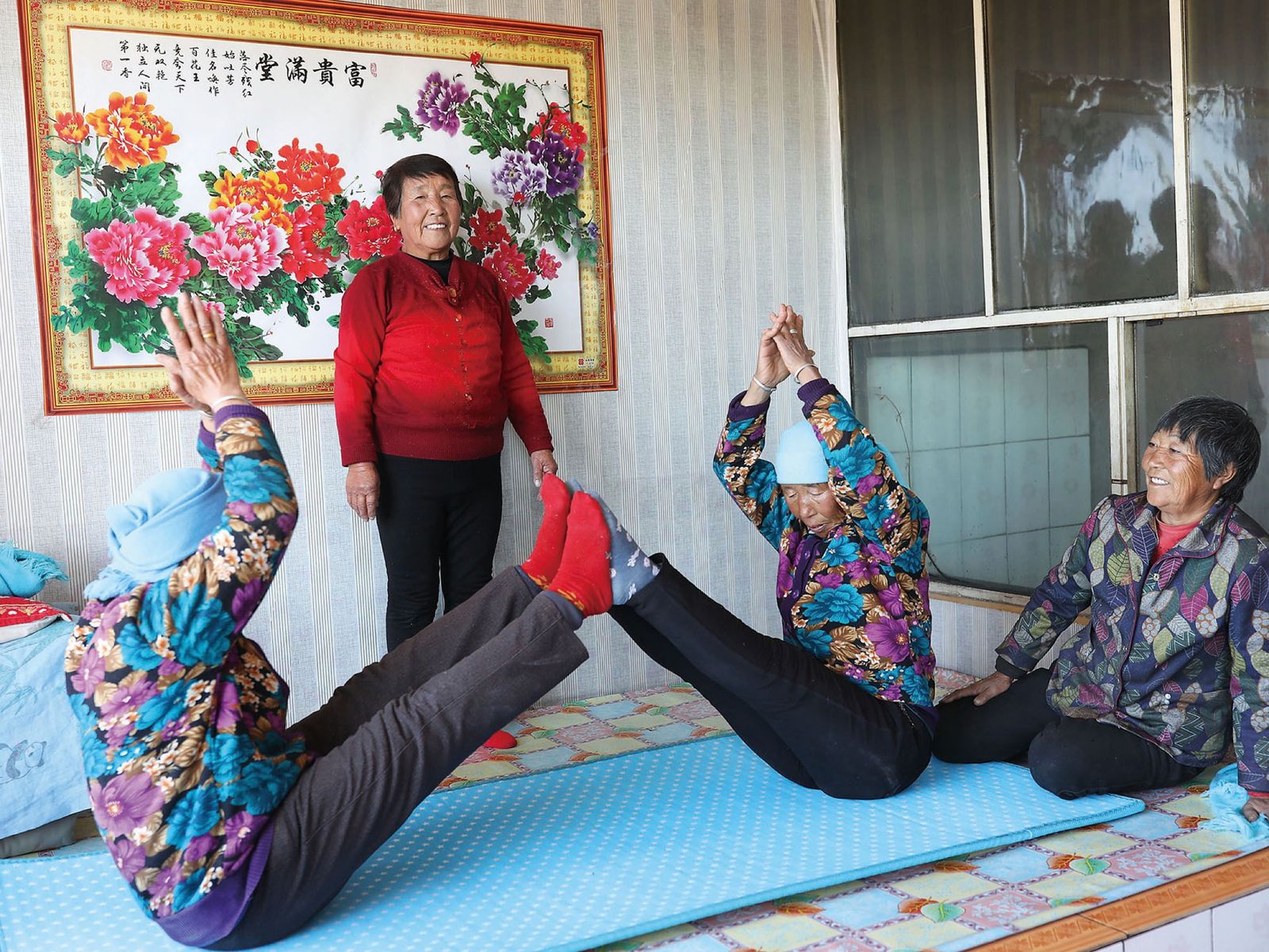 Older women exercising