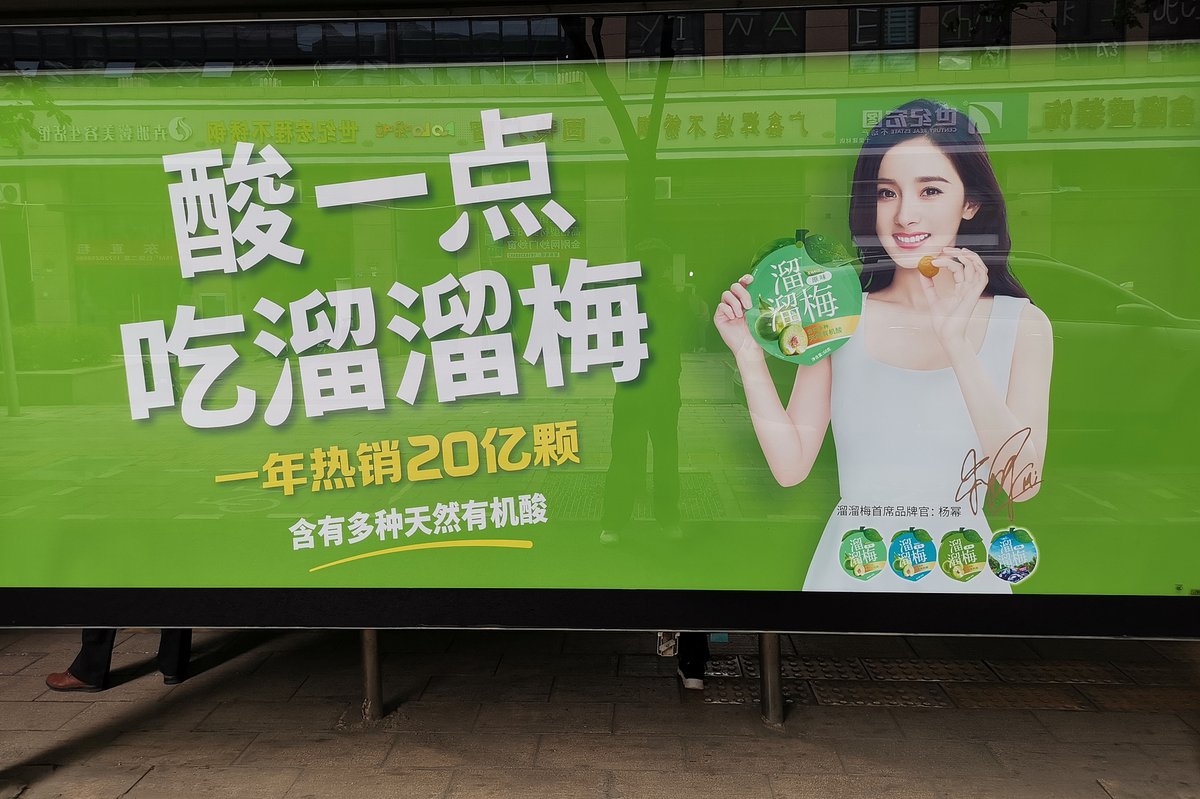 Liuliumei’s commercial featuring actress Yang Mi was once ubiquitous across the country, appearing everywhere from elevator screens to bus stops.