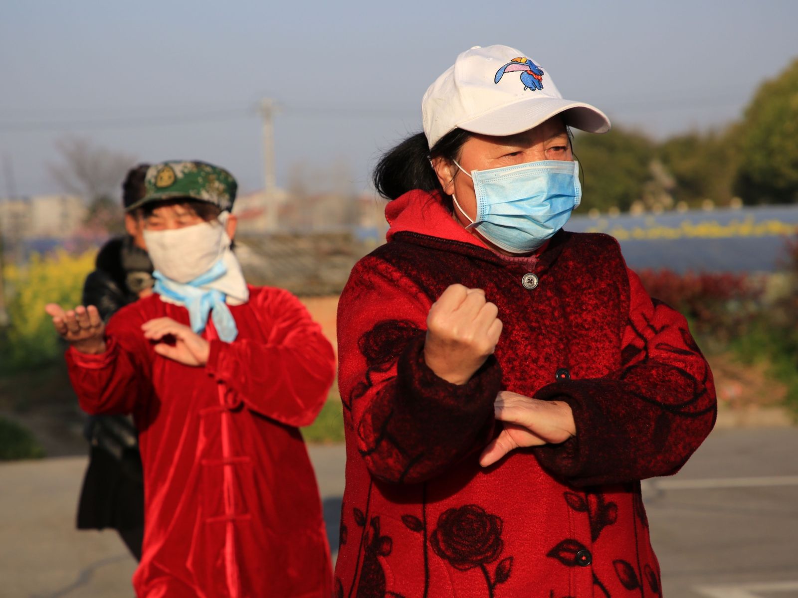 Chinese public square dancing grannies