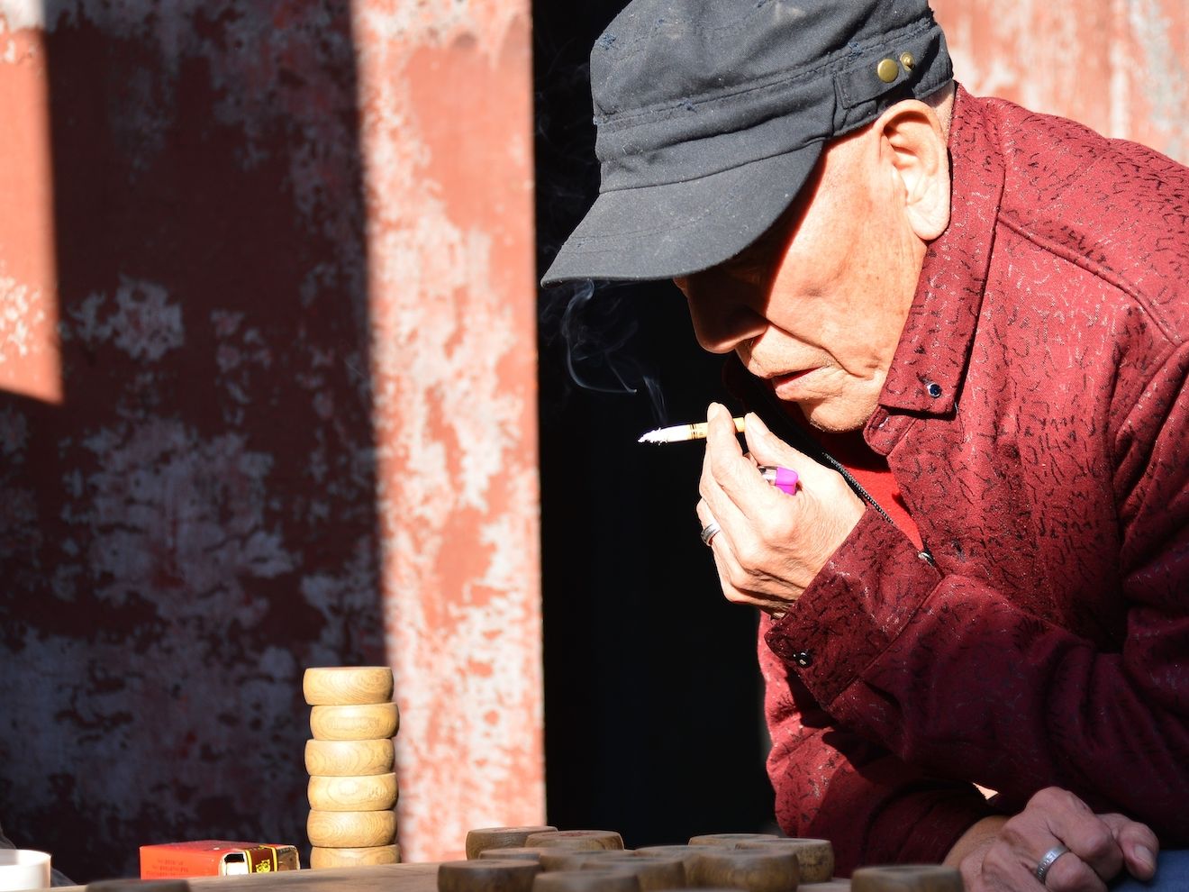 Chinese man in hutong