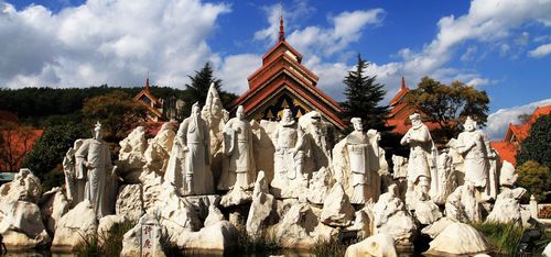 Three Kingdom Warrior Statues