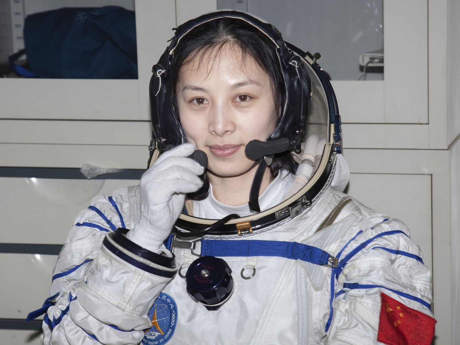 Chinese female astronaut Wang Ya Ping