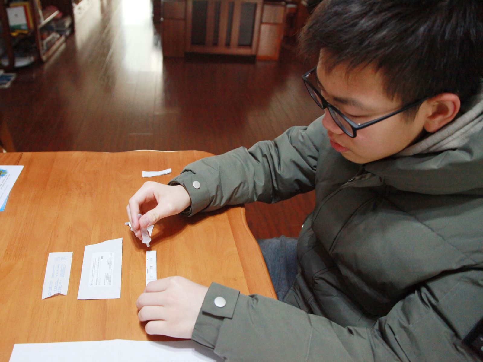 Self-testing as home