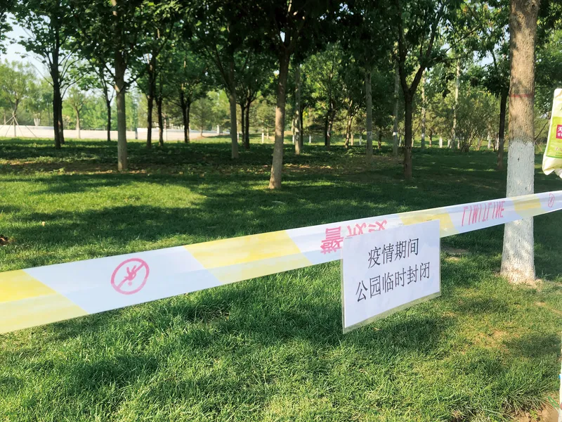 Many parks in cities have been barred to prevent gathering during the pandemic