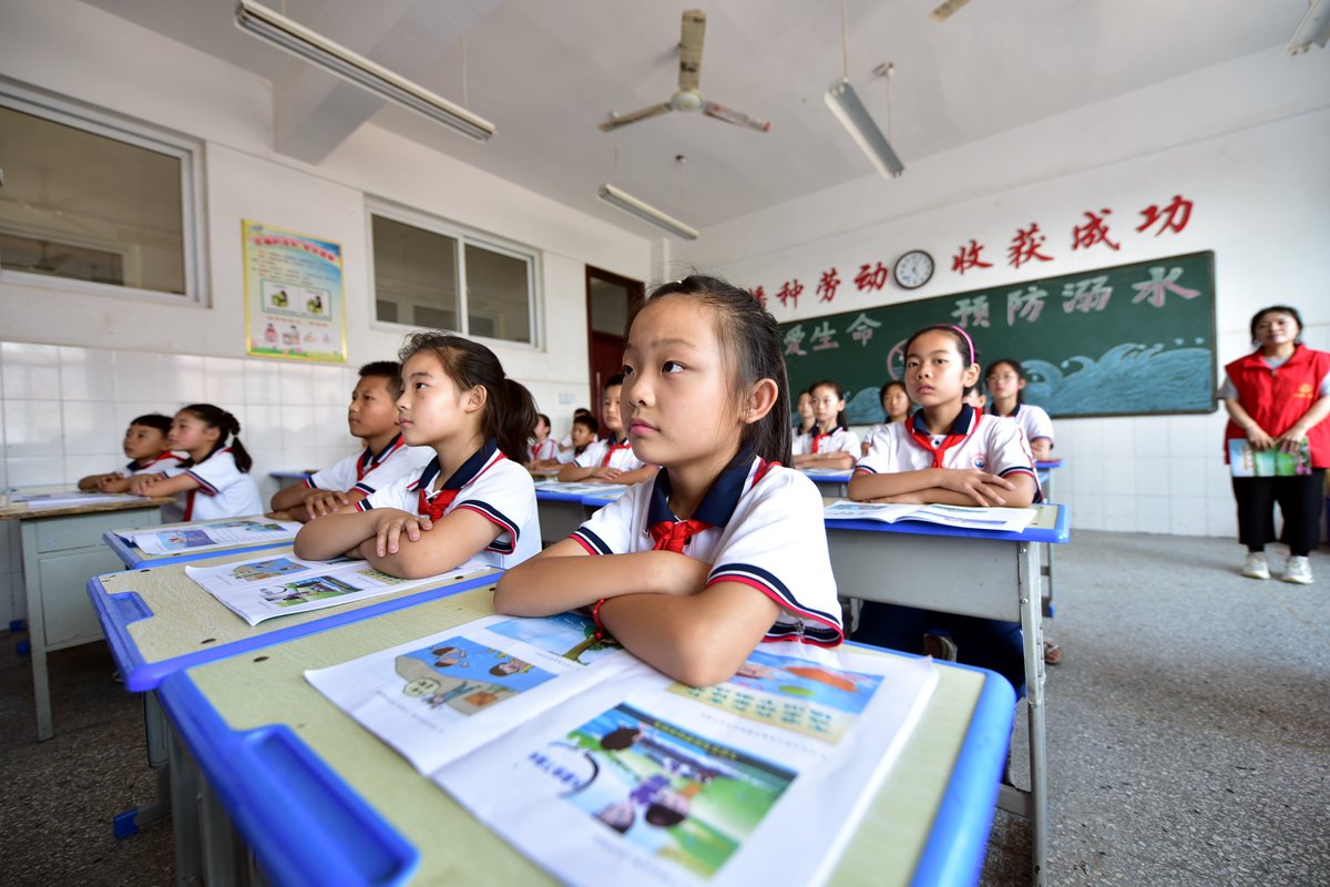 students in class