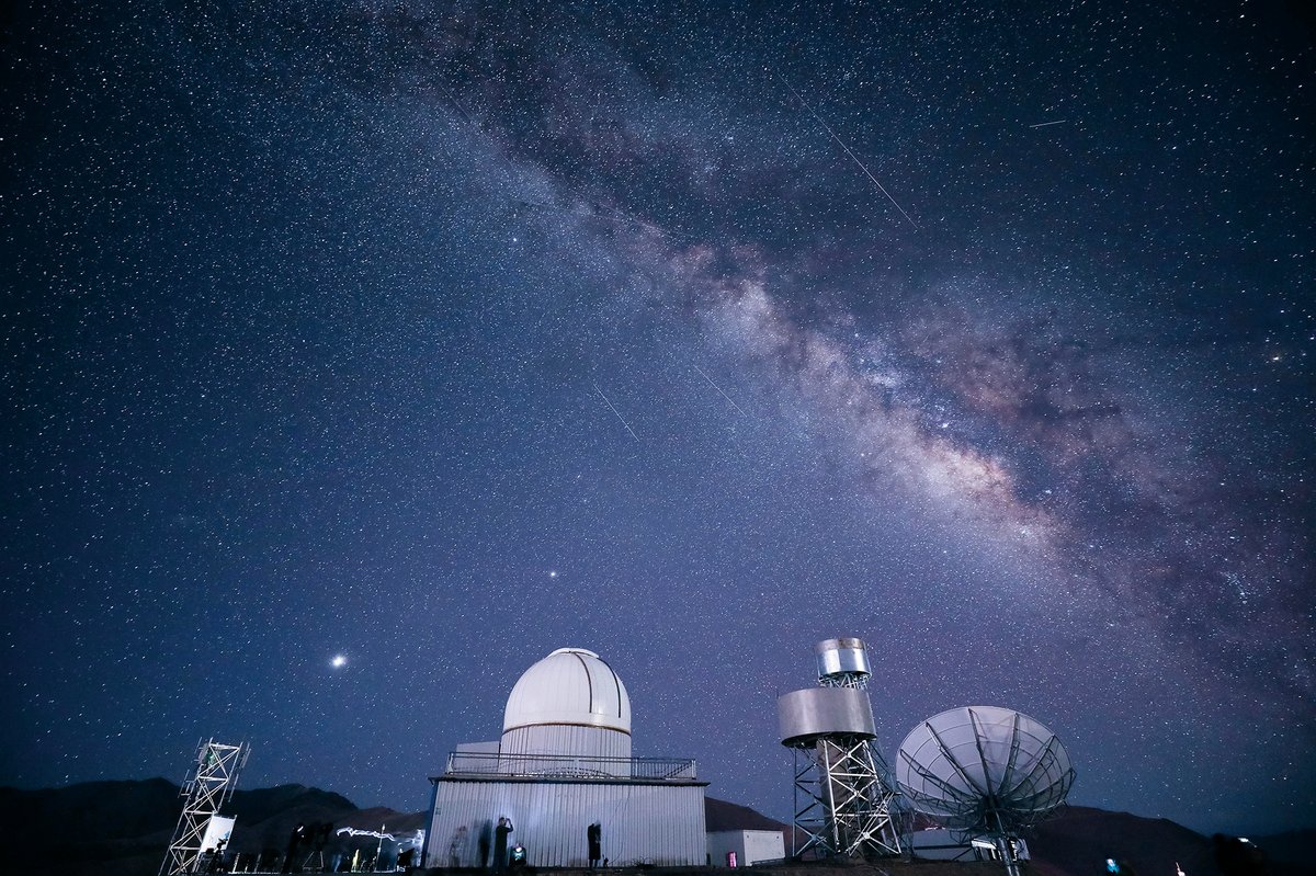 The observatory at Ali Dark Sky Reserve in Tibet: With an area of 2,500 square kilometers, it is the first internationally recognized dark sky reserve in China.