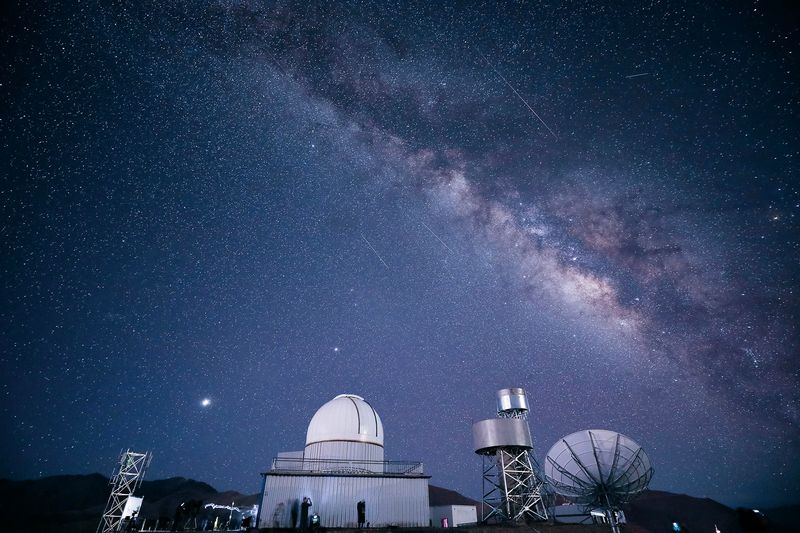 The observatory at Ali Dark Sky Reserve in Tibet: With an area of 2,500 square kilometers, it is the first internationally recognized dark sky reserve in China.