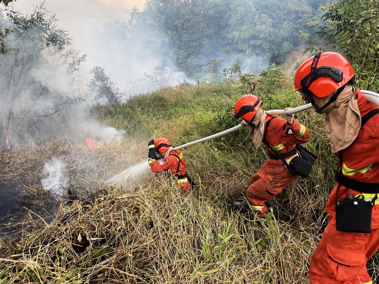 Firefighters in Sichuan