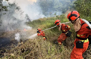 Firefighters in Sichuan