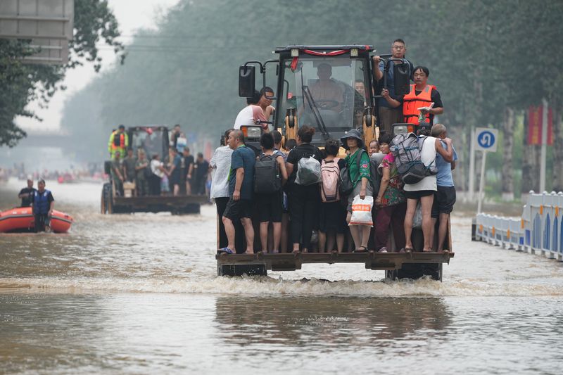 floods in China, disasters in China, Hebei province