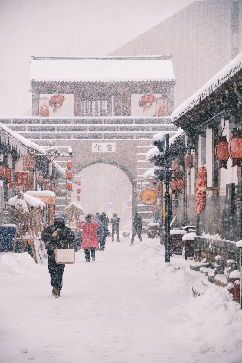 heavy snow in China, record-heavy snowfall in China, Shandong province