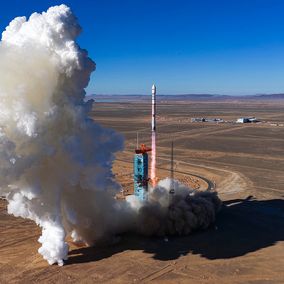 Chinese rocket launching