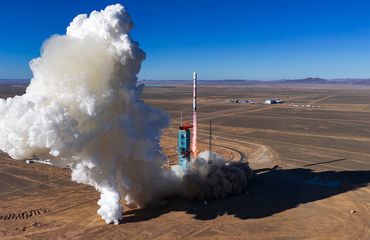 Chinese rocket launching
