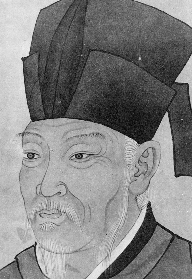 A portrait of renowned Tang dynasty poet Bai Juyi (白居易)