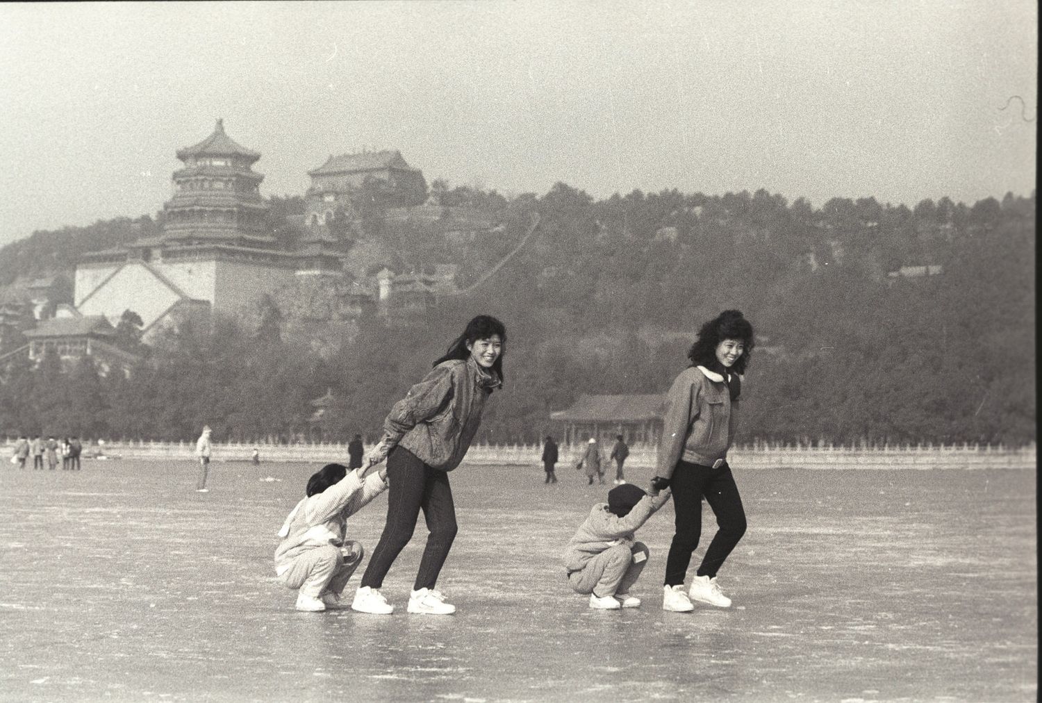 skating at Summer Palace 1995