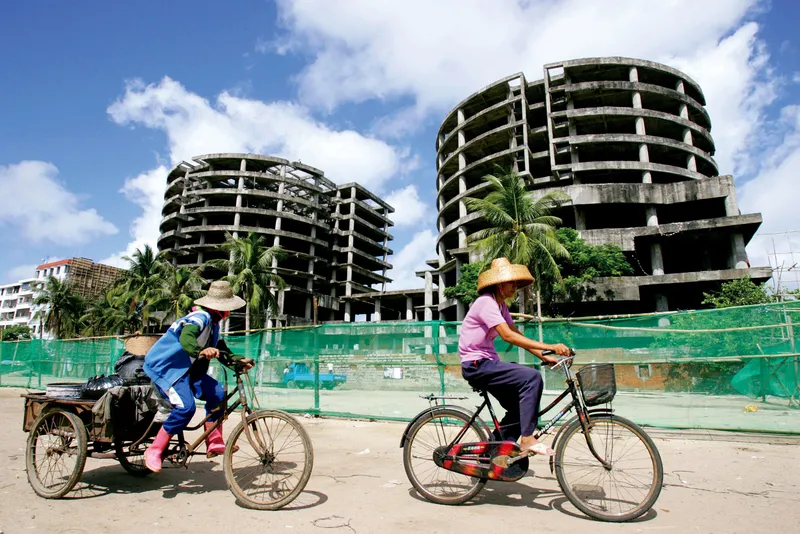 Hainan’s tourism bubble has left some unfinished hotel developments across the island
