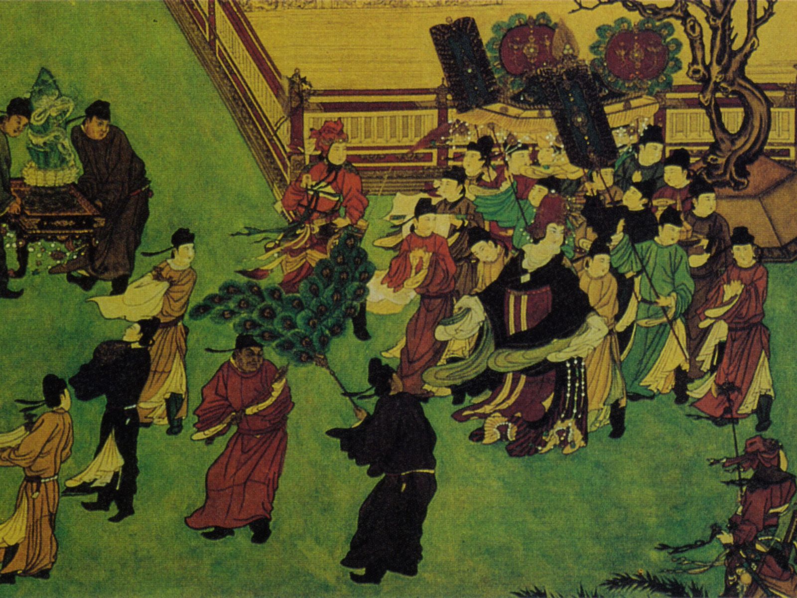 Painting of China's first female emperor