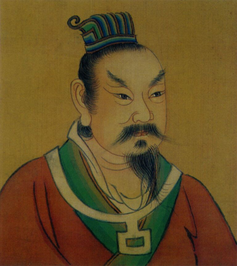 Emperor Zhu Wen 朱温 lost his father at a young age grew up with his mother and older brothers in the home of a relative, where he worked as a steward