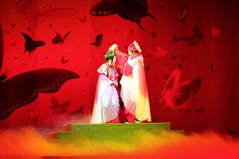 A performance of the ”The Butterfly Lover’s” a Chinese Folktale