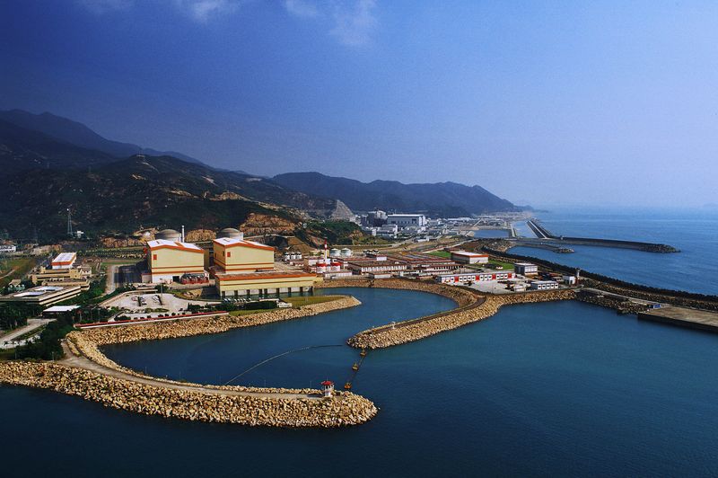 A recent picture of the Daya Bay nuclear facility. Over a million signatures were reportedly collected in the 1980s opposing its construction