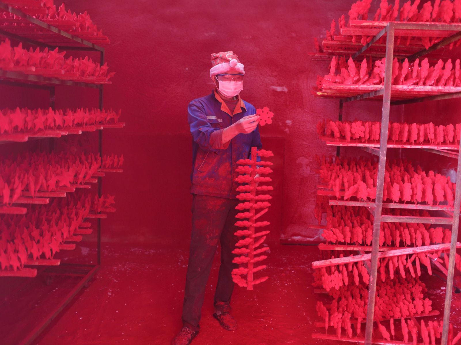 Factory worker in Yiwu, Zhejiang