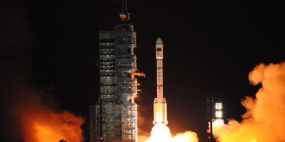 Chinese Tiangong rocket