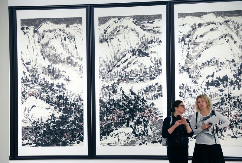 Cui Ruzhuo’s finger and brush ink paintings set records at auction every year