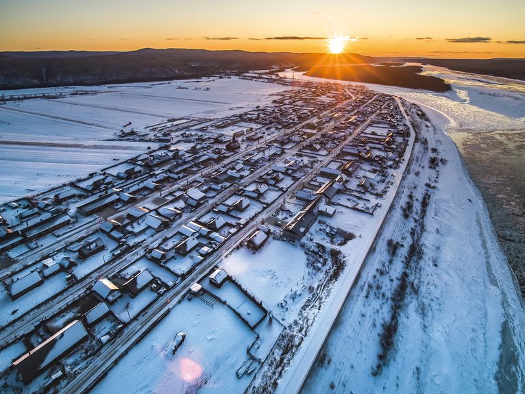 Mohe, Heilongjiang, calls itself the northernmost village in China