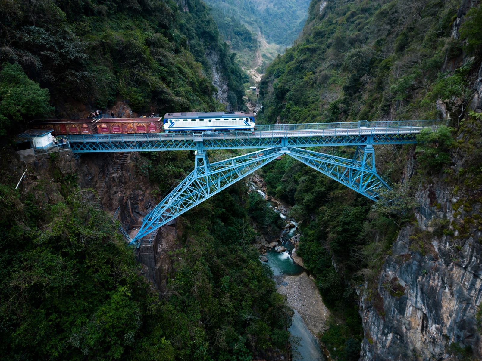 View of Renzi Bridge in Yunnan
