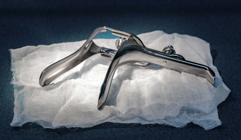 Duck-bill forceps used by gynecologists, Invasive Sexual Health Exams in China