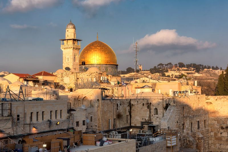 An image of the old city of Jerusalem