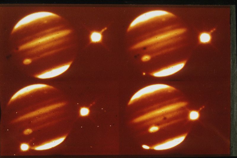 Comet Shoemaker–Levy 9 crashing into Jupiter in July 1994