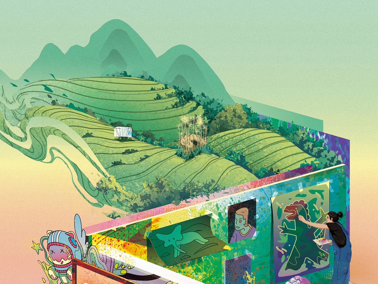 Digital art divider 2