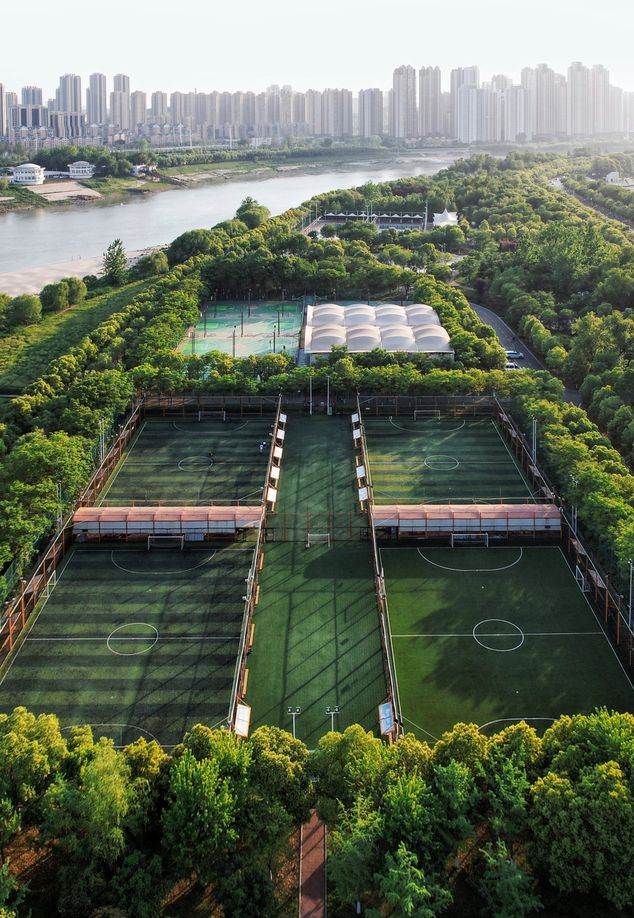 sports park, Hanjiang River, wuhan