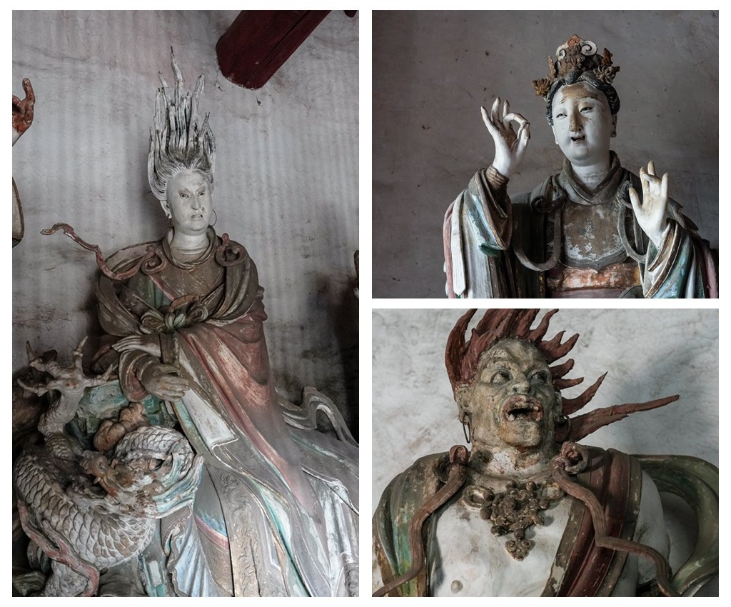 Sculptures of 28 constellations in the Yuhuang Temple in Fucheng village have gone viral after their appearance in “Black Myth”